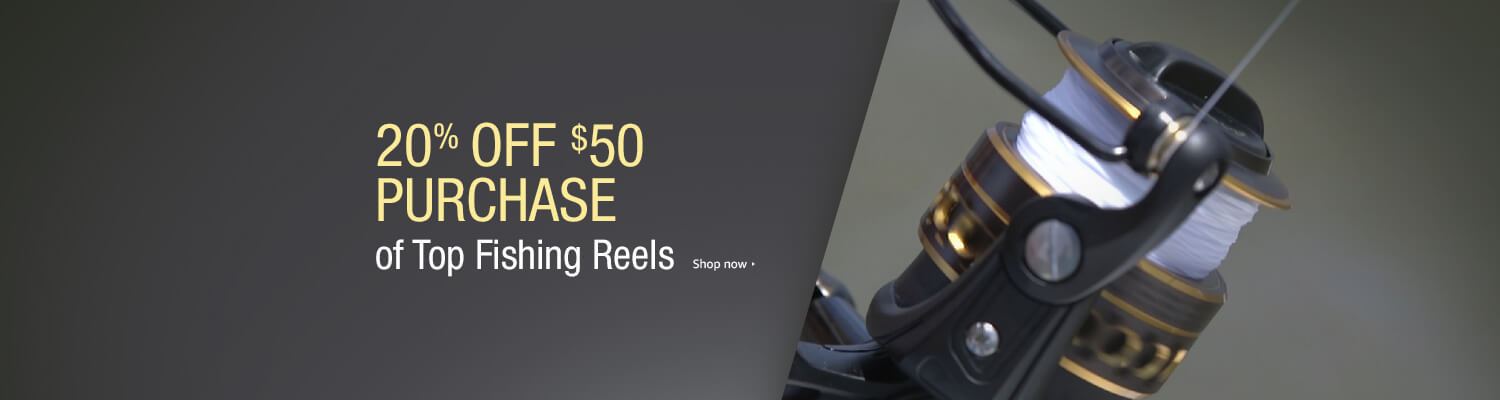 2017 spring promo on top fishing reels