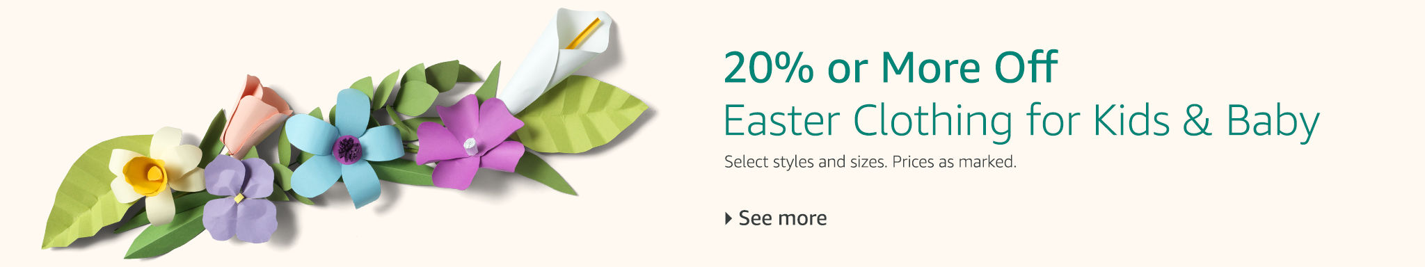 20% or More Off Easter Clothing for Kids & Baby
