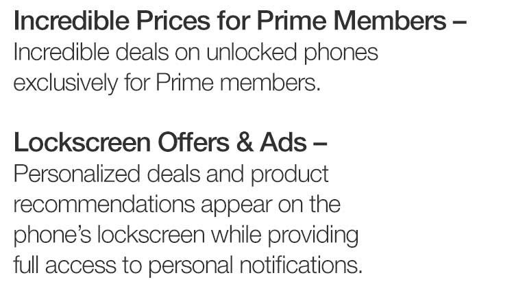 - off promo on Amazon Prime exclusive phones